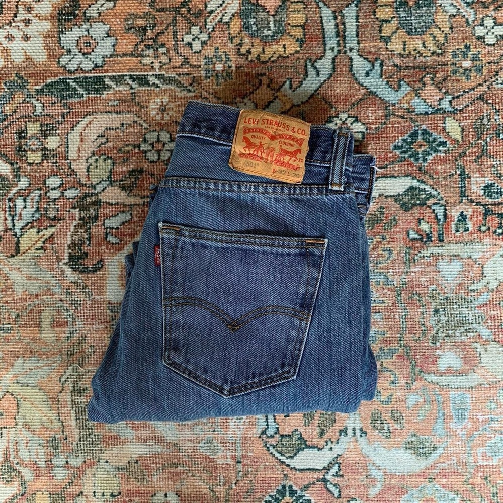 Levi's 501 Blue Denim Jeans